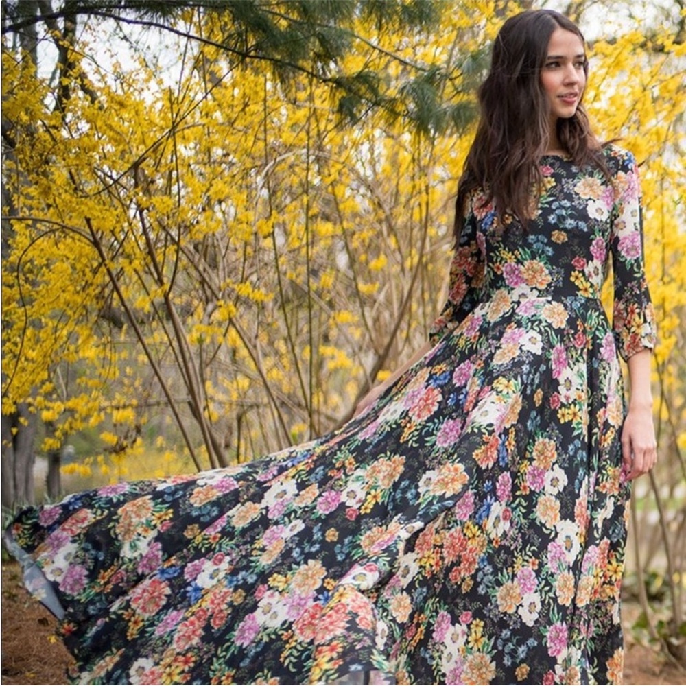 Anthropologie Yumi Kim Woodstock Garden Maxi - Worn Once